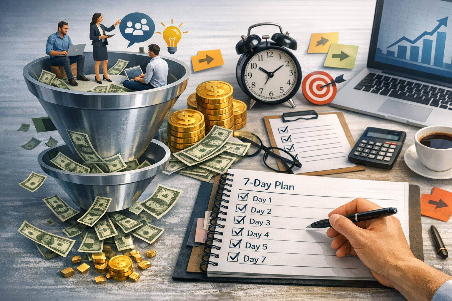How to Set Up an Easy Commission Funnel: A Beginner’s 7-Day Action Plan