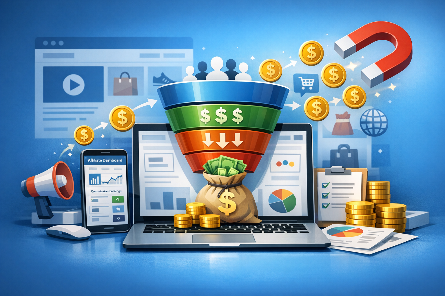 How to Build Your First Affiliate Sales System With Easy Commission Funnel