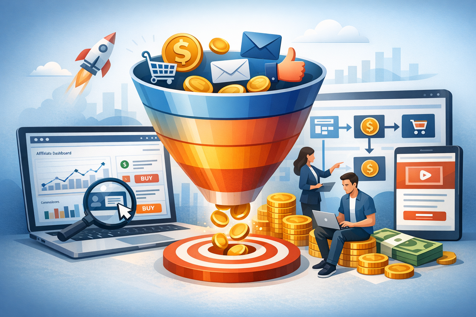 How to Build Your First Affiliate Funnel with Easy Commission Funnel